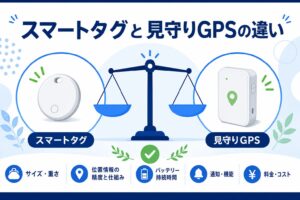 スマートタグと見守りGPSの違いを比較